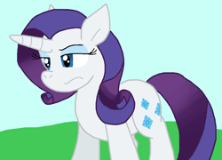 Size: 964x695 | Tagged: safe, artist:cmara, imported from derpibooru, rarity, unicorn, female, horn, solo