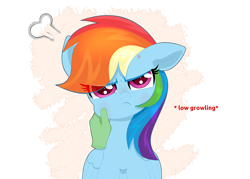 Size: 3500x2500 | Tagged: safe, artist:scandianon, imported from derpibooru, rainbow dash, oc, oc:anon, pegasus, pony, angry, annoyed, blushing, cheek pinch, cross-popping veins, emanata, female, floppy ears, frown, furrowed brow, hand, implied anon, mare, onomatopoeia, rainbow dash is not amused, scrunchy face, unamused