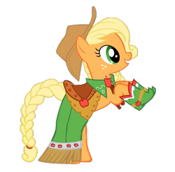 Size: 789x775 | Tagged: safe, artist:pegasister1000, imported from derpibooru, applejack, clothes, dress, gala dress, simple background, transparent background