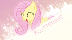 Size: 1920x1080 | Tagged: safe, artist:codershy, artist:thatguy1945, imported from derpibooru, fluttershy, pegasus, pony, female, mare, solo, wallpaper