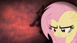 Size: 1920x1080 | Tagged: safe, artist:codershy, artist:commypink, artist:that1megaleafan, imported from derpibooru, fluttershy, bat pony, bat ponified, female, flutterbat, mare, race swap, wallpaper