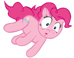 Size: 750x594 | Tagged: safe, artist:benpictures1, imported from derpibooru, pinkie pie, earth pony, pony, cute, diapinkes, female, mare, simple background, solo, surprised, transparent background, vector