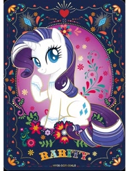 Size: 1080x1440 | Tagged: safe, imported from derpibooru, rarity, pony, unicorn, series:卡游辉月六, card, english, female, horn, kayou, merchandise, official, solo, text, trading card