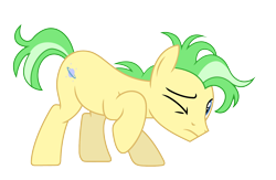 Size: 4015x2617 | Tagged: safe, artist:moonlightthegriffon, imported from derpibooru, earth pony, pony, background pony, base used, cowering, las pegasus resident, male, nervous, one eye closed, raised hoof, saturn (g4), simple background, solo, stallion, transparent background