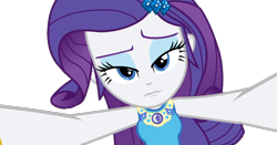 Size: 1848x970 | Tagged: safe, edit, edited screencap, imported from derpibooru, screencap, rarity, human, camping must-haves, equestria girls, spoiler:eqg series (season 2), background removed, eyeshadow, female, geode of shielding, magical geodes, makeup, my little pony equestria girls: better together, not a vector, rarity peplum dress, simple background, transparent background