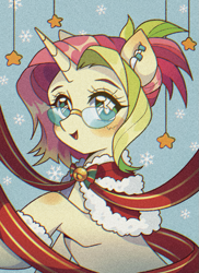 Size: 791x1087 | Tagged: safe, artist:pierogarts, imported from derpibooru, oc, oc only, pony, unicorn, horn, solo