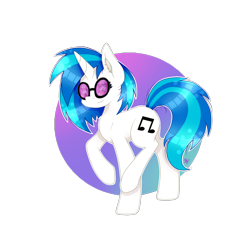 Size: 2000x2000 | Tagged: safe, artist:kathepart, imported from derpibooru, dj pon-3, vinyl scratch, unicorn, glasses, horn, looking at you, simple background, solo, transparent background, vinyl's glasses