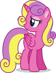 Size: 2498x3225 | Tagged: safe, alternate version, artist:cirillaq, imported from derpibooru, princess skyla, pony, older, simple background, solo, transparent background, vector