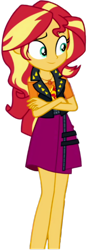 Size: 2016x5760 | Tagged: safe, edit, edited screencap, editor:cutler1228, imported from derpibooru, screencap, sunset shimmer, human, equestria girls, not a vector, simple background, solo, transparent background