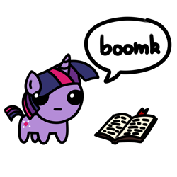 Size: 2048x2048 | Tagged: safe, imported from derpibooru, twilight sparkle, unicorn, autism creature, book, cute, cutie mark, horn, nerd, simple background, unicorn twilight, white background