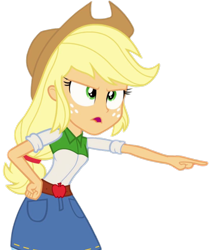 Size: 1683x2000 | Tagged: safe, edit, edited screencap, editor:cutler1228, imported from derpibooru, screencap, applejack, human, equestria girls, background removed, female, not a vector, simple background, solo, transparent background