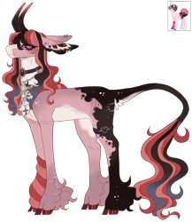 Size: 2479x2858 | Tagged: safe, artist:sleepy-nova, imported from derpibooru, oc, oc:blade sucker, earth pony, pony, cloven hooves, horns, simple background, solo, transparent background