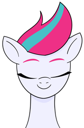 Size: 2006x3034 | Tagged: safe, artist:frownfactory, imported from derpibooru, zipp storm, eyes closed, female, g5, my little pony: tell your tale, simple background, smiling, solo, transparent background