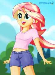 Size: 1000x1375 | Tagged: safe, artist:steyrrdash, imported from derpibooru, sunset shimmer, human, equestria girls, clothes, solo