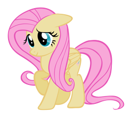 Size: 1600x1430 | Tagged: safe, artist:shho13, imported from derpibooru, fluttershy, pegasus, pony, female, mare, raised hoof, simple background, solo, transparent background, vector