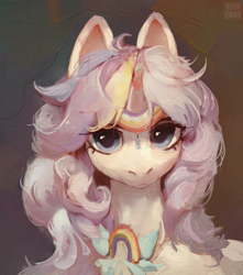 Size: 1806x2040 | Tagged: safe, artist:rvsd, imported from derpibooru, oc, oc only, pony, unicorn, bust, commission, female, horn, looking at you, mare, solo