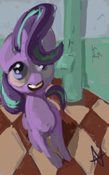 Size: 1200x1920 | Tagged: safe, artist:alexandrvirus, imported from derpibooru, starlight glimmer, pony, unicorn, female, fisheye lens, horn, mare, solo