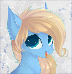 Size: 1864x1920 | Tagged: safe, artist:vitani, imported from derpibooru, oc, oc:lusty symphony, earth pony, pony, female, mare, open mouth, open smile, smiling, solo