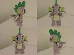 Size: 1597x1199 | Tagged: safe, artist:little-broy-peep, imported from derpibooru, spike, dragon, irl, photo, plushie, solo, winged spike, wings