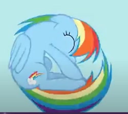 Size: 715x640 | Tagged: safe, screencap, rainbow dash, pegasus, pony, female, mare, needs more jpeg, spinning