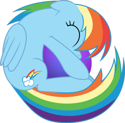 Size: 5788x5712 | Tagged: safe, artist:firlin123, rainbow dash, pegasus, pony, .svg available, absurd resolution, female, firefox, mare, simple background, spinning, svg, transparent background, vector