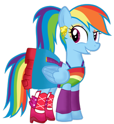 Size: 1600x1740 | Tagged: safe, artist:lindana506, imported from derpibooru, rainbow dash, pegasus, pony, equestria girls, alternate hairstyle, clothes, equestria girls outfit, fall formal outfits, female, high ponytail, human pony dash, my little pony equestria girls, ponified humanized pony, ponytail, rainbow dash always dresses in style, simple background, solo, transparent background, vector