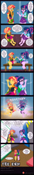 Size: 2292x11661 | Tagged: safe, artist:niban-destikim, imported from derpibooru, sunset shimmer, twilight sparkle, human, comic:the shrinking project, equestria girls, barefoot, barefooting, drink, drinking, duo, duo female, feet, female, potion, shrinking, soles