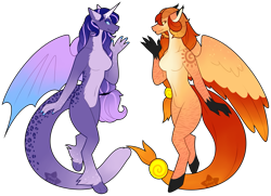 Size: 1401x1012 | Tagged: safe, artist:shortbred, imported from derpibooru, oc, oc:taffkid, anthro, draconequus, hybrid, pony