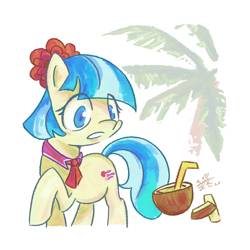 Size: 2600x2600 | Tagged: safe, artist:boxwari, imported from derpibooru, coco pommel, earth pony, pony, solo