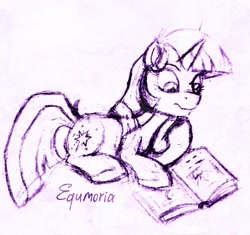 Size: 2292x2150 | Tagged: safe, artist:equmoria, imported from derpibooru, twilight sparkle, pony, unicorn, book, g5 concept leaks, horn, sketch, traditional art, twilight sparkle (g5 concept leak), unicorn twilight