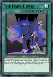 Size: 813x1185 | Tagged: safe, artist:badumsquish, derpibooru exclusive, imported from derpibooru, princess celestia, princess luna, pony, alicorn eclipse, attention horse, card, card game, ccg, clothes, crown, dark background, equip spell card, eyes closed, eyeshadow, female, focus, glare, grumpy, happy, horn, jealous, jewelry, makeup, mare, peytral, pronking, regalia, shoes, siblings, sisters, sisters being sisters, smiling, spell card, spotlight, spread legs, spread wings, spreading, trading card, unamused, wings, yu-gi-oh!, yugioh card