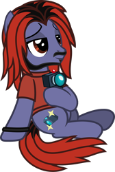 Size: 927x1377 | Tagged: safe, artist:lightningbolt, derpibooru exclusive, imported from derpibooru, earth pony, pony, .svg available, bracelet, camera, dyed hair, dyed tail, facial hair, hoof hold, jawn rocha, jewelry, lidded eyes, looking up, male, ponified, show accurate, simple background, sitting, smiling, solo, stallion, svg, tail, transparent background, vector, watch, waterparks