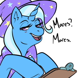 Size: 512x512 | Tagged: safe, artist:twoshoesmcgee, imported from derpibooru, trixie, clipboard, female, mare, sticker