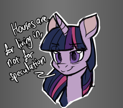 Size: 1825x1600 | Tagged: safe, artist:thescornfulreptilian, imported from derpibooru, twilight sparkle, unicorn, bust, horn, sketch, solo