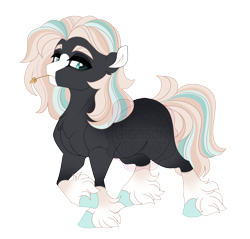 Size: 4000x3830 | Tagged: safe, artist:gigason, imported from derpibooru, oc, oc:storm seeker, earth pony, pony, female, high res, mare, offspring, parent:applejack, parent:thunderlane, parents:thunderjack, simple background, solo, transparent background