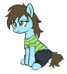 Size: 349x382 | Tagged: safe, artist:wapamario63, imported from twibooru, oc, oc only, earth pony, pony, clothes, female, image, mare, png, simple background, solo, white background