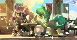 Size: 1920x1013 | Tagged: safe, artist:tinybenz, imported from derpibooru, oc, oc only, oc:alesia snezhnaya, kirin, pony, equestria at war mod, alexia, meeting, princess, tsar