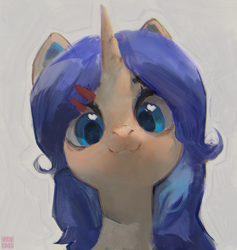 Size: 3000x3166 | Tagged: safe, artist:rvsd, imported from derpibooru, oc, oc only, pony, unicorn, bust, commission, cute, female, horn, mare, portrait, solo, unicorn oc