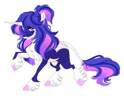 Size: 4900x3800 | Tagged: safe, artist:gigason, imported from derpibooru, oc, oc only, oc:sound wave, pony, unicorn, absurd resolution, female, horn, magical lesbian spawn, mare, obtrusive watermark, offspring, parent:twilight sparkle, parent:vinyl scratch, parents:vinylight, simple background, solo, transparent background, watermark