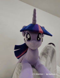 Size: 600x787 | Tagged: safe, artist:lanacraft, imported from derpibooru, twilight sparkle, ai assisted, ai content, animated