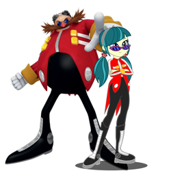 Size: 1024x1024 | Tagged: safe, artist:kalel156, imported from derpibooru, juniper montage, human, equestria girls, clothes, cosplay, costume, crossover, doctor eggman, female, solo, sonic the hedgehog (series)