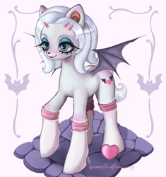 Size: 963x1024 | Tagged: safe, artist:krol2501, imported from derpibooru, bat pony, pegasus, pony, female, ponified, rouge the bat, solo, sonic the hedgehog (series)