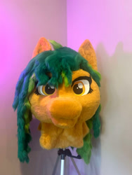 Size: 1500x2000 | Tagged: safe, artist:caffeinecraft, imported from derpibooru, oc, oc only, fursuit, indoors, irl, photo, ponysuit, solo