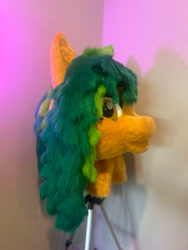 Size: 1500x2000 | Tagged: safe, artist:caffeinecraft, imported from derpibooru, oc, oc only, fursuit, indoors, irl, photo, ponysuit, solo