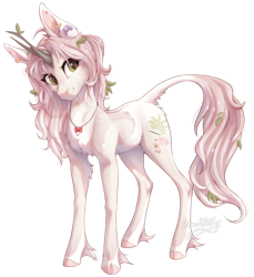 Size: 1600x1746 | Tagged: safe, artist:doekitty, imported from derpibooru, oc, oc only, oc:hazel (doekitty), pony, unicorn, female, horn, mare, simple background, solo, transparent background, wood horn