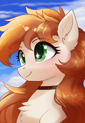 Size: 2764x4000 | Tagged: safe, artist:yangere, imported from derpibooru, oc, oc only, oc:shimmering song, earth pony, bust, solo