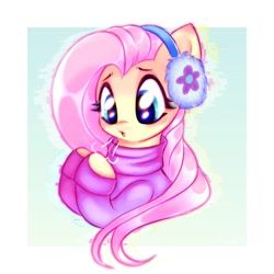 Size: 1500x1500 | Tagged: safe, artist:pozya1007, imported from derpibooru, fluttershy, pegasus, cute, simple background, solo