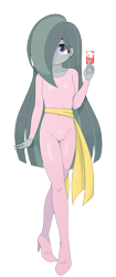 Size: 1850x4404 | Tagged: safe, artist:batipin, imported from derpibooru, marble pie, human, equestria girls, 2d, card, cats eye, clothes, equestria girls-ified, female, leotard, looking at you, smiling, smiling at you