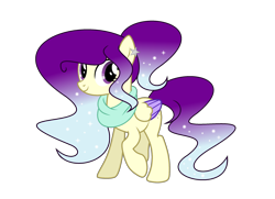 Size: 2548x1846 | Tagged: safe, artist:darbypop1, imported from derpibooru, oc, oc only, oc:violet moon, pegasus, pony, colored wings, female, mare, simple background, solo, transparent background, two toned wings, wings