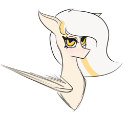 Size: 3600x3348 | Tagged: safe, artist:sviat, imported from derpibooru, oc, oc only, oc:gold.de, pegasus, pony, looking at you, simple background, solo, white background, wings